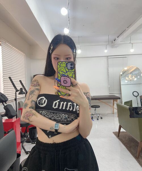 FANCY CLUB(ファンシークラブ)の「エンジェルビンテージスウェットパンツ (ブラック) F25QD819(スウェットパンツ・レディース・その他・ONE SIZE)」の2枚目の写真