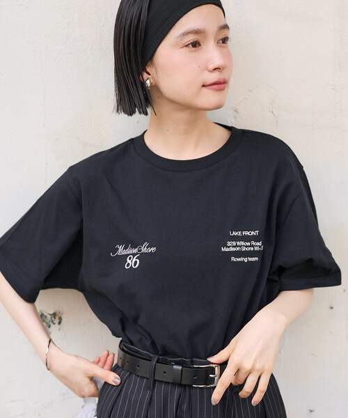 セール】ワンポイント刺繍 ロゴTシャツ（Tシャツ/カットソー