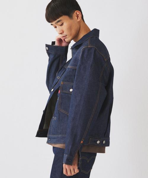 Levi's（リーバイス）の「Levi’s(R) / リーバイス(R) 別注 TYPE２リジッド トラッカージャケット（デニムジャケット・メンズ・ネイビー・XXX-LARGE/SMALL/XX-LARGE/X-LARGE/LARGE/MEDIUM/X-SMALL）」の8枚目の写真