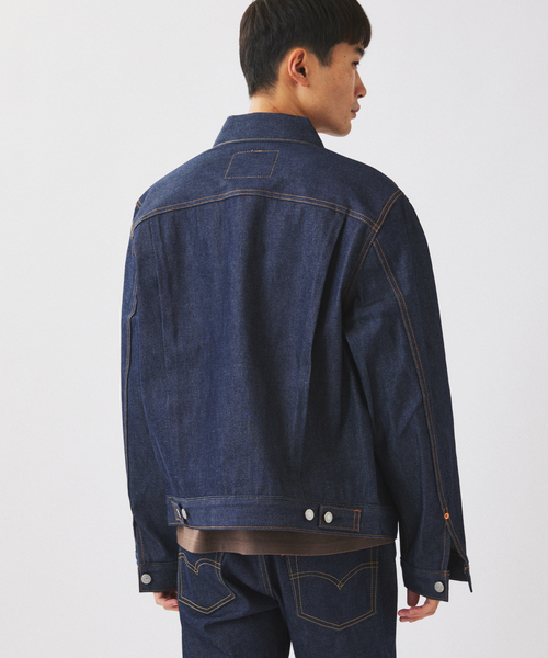 Levi's（リーバイス）の「Levi’s(R) / リーバイス(R) 別注 TYPE２リジッド トラッカージャケット（デニムジャケット・メンズ・ネイビー・XXX-LARGE/SMALL/XX-LARGE/X-LARGE/LARGE/MEDIUM/X-SMALL）」の9枚目の写真