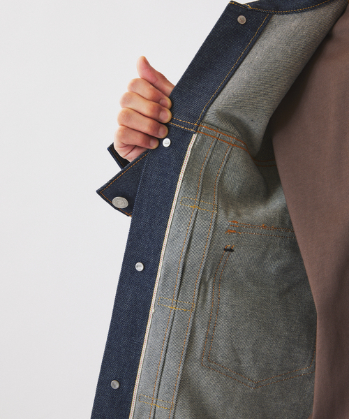 Levi's（リーバイス）の「Levi’s(R) / リーバイス(R) 別注 TYPE２リジッド トラッカージャケット（デニムジャケット・メンズ・ネイビー・XXX-LARGE/SMALL/XX-LARGE/X-LARGE/LARGE/MEDIUM/X-SMALL）」の11枚目の写真