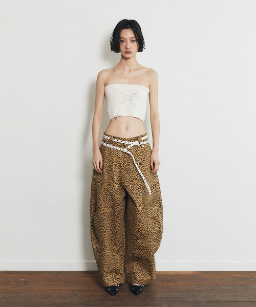 HALF DEVIL US(ハーフデビルアス)の「コットンバルーンパンツ_レオパード(その他パンツ・レディース・その他・SMALL/MEDIUM)」の1枚目の写真