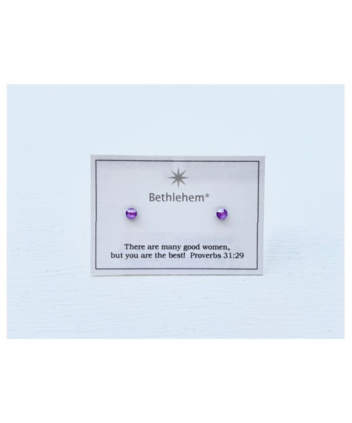 tone(トーン)の「【Bethlehem】ミクロピアス(MA)(ピアス(両耳用)・レディース・グリーン/イエロー/ブルー/パープル/ピンク/オレンジ・FREE)」の3枚目の写真