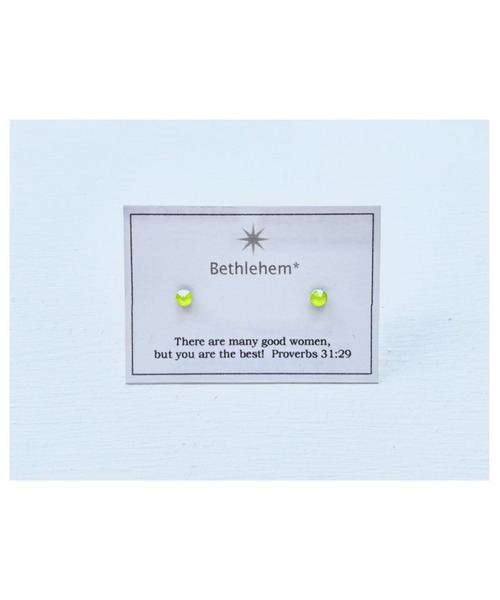 tone(トーン)の「【Bethlehem】ミクロピアス(MA)(ピアス(両耳用)・レディース・グリーン/イエロー/ブルー/パープル/ピンク/オレンジ・FREE)」の4枚目の写真