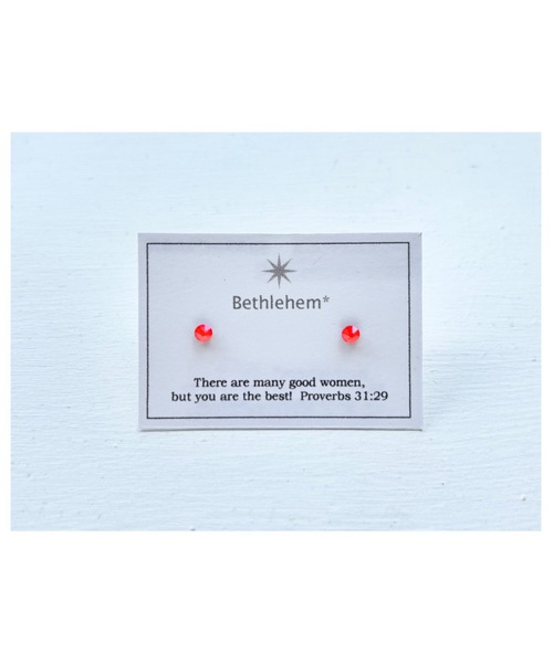 tone(トーン)の「【Bethlehem】ミクロピアス(MA)(ピアス(両耳用)・レディース・グリーン/イエロー/ブルー/パープル/ピンク/オレンジ・FREE)」の6枚目の写真