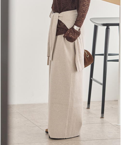 JOURNAL STANDARD(ジャーナルスタンダード)の「《追加》WASHABLE コットンシルクミックスタックワイドパンツ(その他パンツ・レディース・ブラック/ベージュ/グレー・FREE)」の21枚目の写真