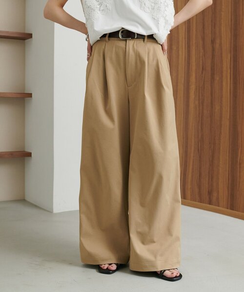 セール】＜conte＞サテン サスペンダー ワイドパンツ（その他パンツ