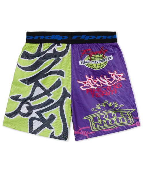 RIPNDIP(リップンディップ)の「RIPNDIP ALL STAR MESH SHORTS(その他パンツ・メンズ・マルチ・X-SMALL/SMALL/LARGE)」の2枚目の写真
