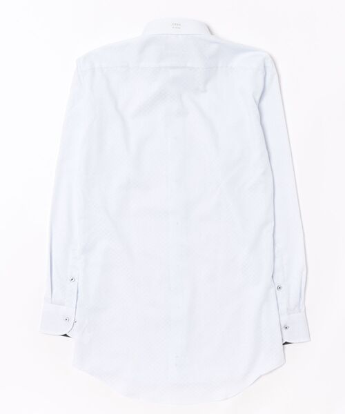 TOKYO SHIRTS(トウキョウシャツ)の「【超形態安定】 形態安定ノンアイロン ボタンダウン 長袖ビジネスワイシャツ(大きいサイズ・長いサイズ)(ビジネスシャツ・メンズ・サックスブルー・首回り39cm-裄丈88cm/首回り41cm-裄丈90cm/首回り45cm-裄丈86cm/首回り47cm-裄丈90cm)」の7枚目の写真