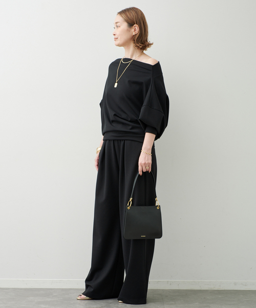 Deuxieme Classe（ドゥーズィエムクラス）の「追加 PRIMEWOOL PONTE パンツ（その他パンツ・レディース・ブラウン/ブラック・34/36/38）」の9枚目の写真