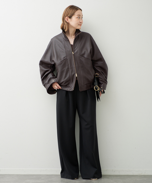 Deuxieme Classe（ドゥーズィエムクラス）の「追加 PRIMEWOOL PONTE パンツ（その他パンツ・レディース・ブラウン/ブラック・34/36/38）」の11枚目の写真