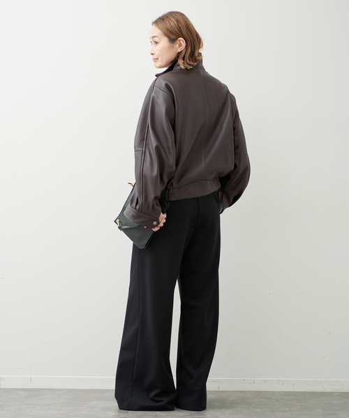 Deuxieme Classe（ドゥーズィエムクラス）の「追加 PRIMEWOOL PONTE パンツ（その他パンツ・レディース・ブラウン/ブラック・34/36/38）」の13枚目の写真