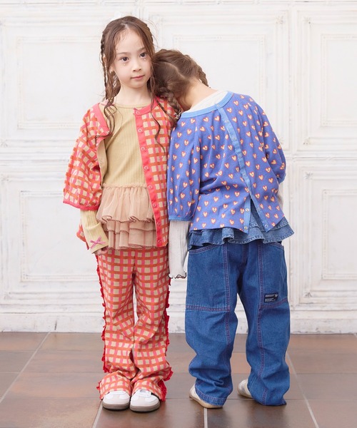 MARKEY'S(マーキーズ)の「サイドフリルフレアーパンツ(その他パンツ・キッズ・ピンク系その他/レッド系その他/ブルー系その他・150/110/90/80/140/130/100/120)」の9枚目の写真