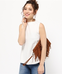 Ray BEAMS | Ray BEAMS / ボトルネック フレア ノースリーブ(ニット/セーター)