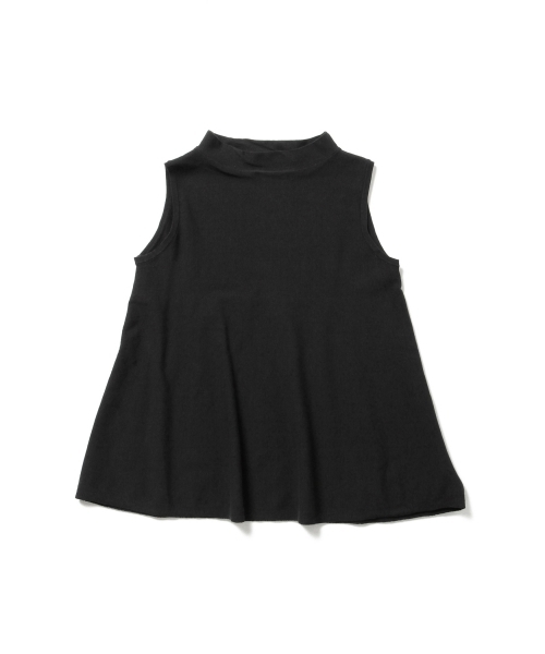 Ray BEAMS（レイビームス）の「Ray BEAMS / ボトルネック フレア ノースリーブ（ニット/セーター・レディース・オフホワイト/ブラック/ネイビー・ONE SIZE）」の4枚目の写真