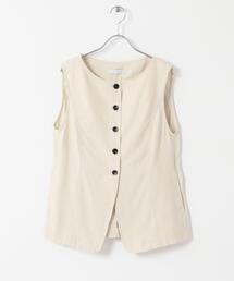 URBAN RESEARCH ROSSO WOMEN | CHIGNON 麻ミックスジレトップス(ベスト)