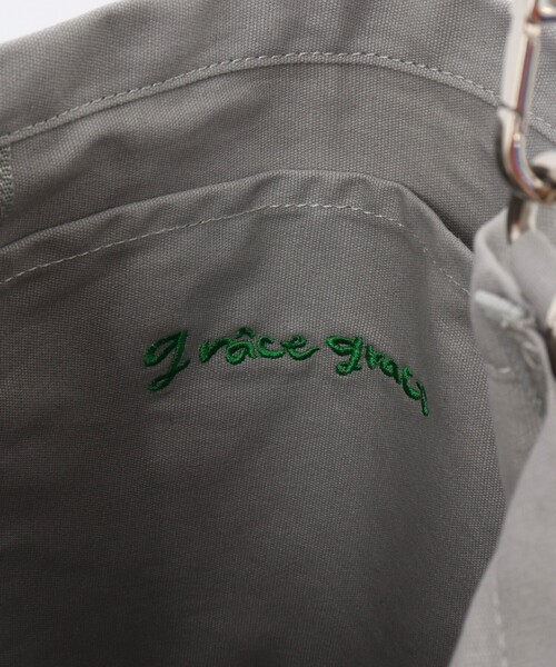 grace grace （グラスグラス）の「【grace grace/グラスグラス】チェンジハンドルサブバッグ（エコバッグ/サブバッグ・レディース・サーモンピンク/グレイッシュベージュ/グレイッシュブルー/オフホワイト・FREE）」の13枚目の写真