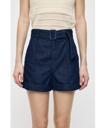 BELTED DENIM ショーツ