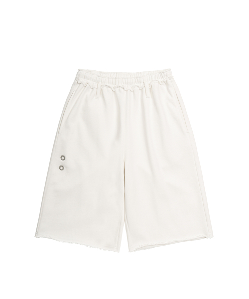PEPLEE(ペプリー)の「Cut Off Bermuda Sweat Pants (White)(その他パンツ・レディース・その他・SMALL/MEDIUM/LARGE)」の2枚目の写真