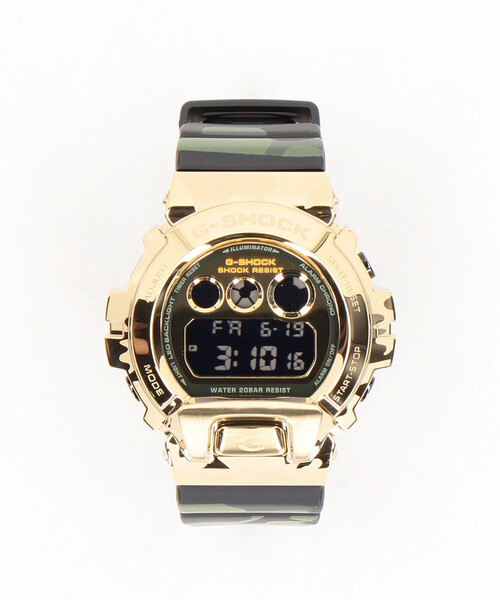 G-SHOCK 3点セット　デジタル時計 CASIO/カシオ G-SHOCK BOLD CAMO SERIES, CAMO AND GOLD デジタル 6900