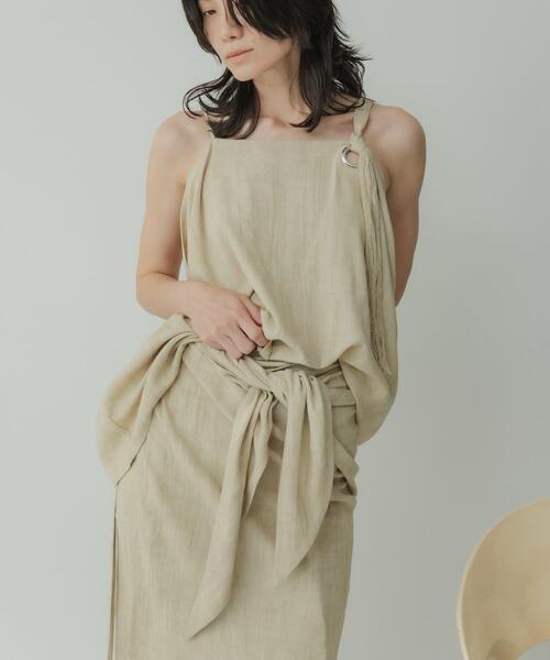 KBF(ケイビーエフ)の「Siltrata Multi set one-piece(ワンピース・レディース・ブラウン系その他/ベージュ系その他・FREE)」の16枚目の写真