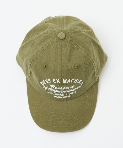 DEUS EX MACHINA(デウスエクスマキナ)の「【DEUS EX MACHINA / デウスエクスマキナ】Sign Cap / サインキャップ / ユニセックス(キャップ・メンズ・カーキ・フリー)」の3枚目の写真