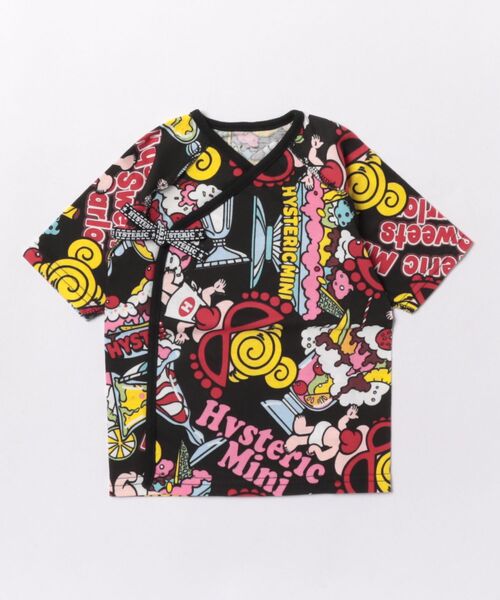HYSTERIC MINI SWEETS PARLOR 総柄 短肌着（肌着）｜HYSTERIC MINI 