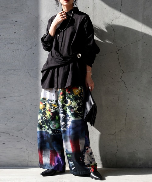 antiqua(アンティカ)の「アシンメトリー シャツ(シャツ/ブラウス・レディース・ホワイト・ONESIZE)」の6枚目の写真