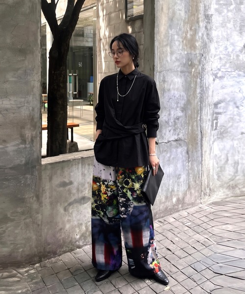 antiqua(アンティカ)の「アシンメトリー シャツ(シャツ/ブラウス・レディース・ホワイト・ONESIZE)」の10枚目の写真