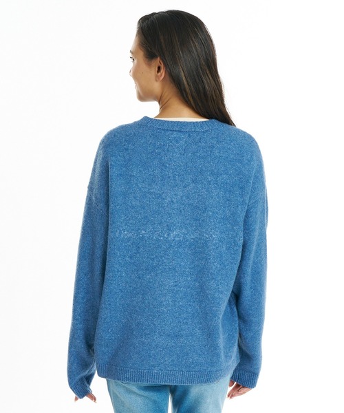 BILLABONG(ビラボン)の「BILLABONG/ビラボン ニット カーディガン BG014601(カーディガン/ボレロ・レディース・ベージュ/ブルー・M)」の7枚目の写真