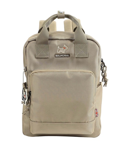 BALMORAL(バルモラル)の「BALMORAL 撥水 スクエアミニリュック 11L(バックパック/リュック・レディース・ブラック/グレイッシュベージュ/スモークピンク/その他1/ネイビー系/ダークグレー・FREE)」の9枚目の写真