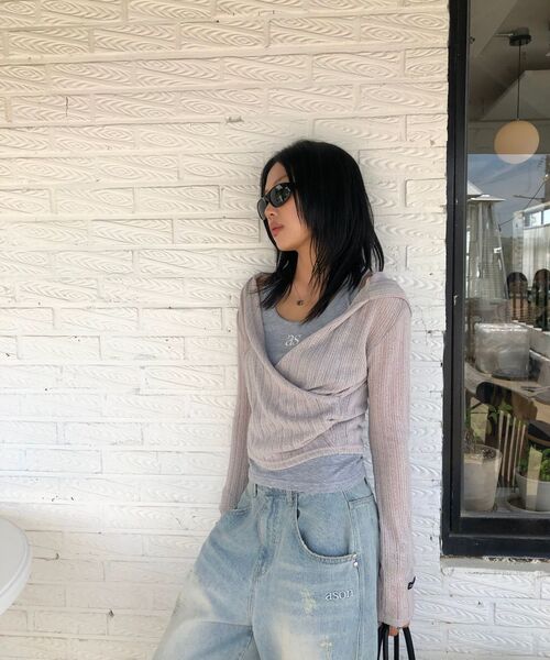 ASON（アズオン）の「SUNFADE DENIM PANTS / LIGHT BLUE（デニムパンツ・レディース・その他・SMALL/MEDIUM）」の16枚目の写真