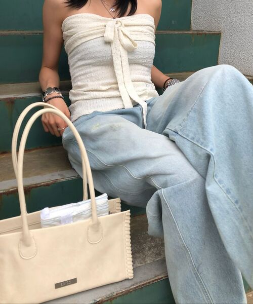 ASON（アズオン）の「SUNFADE DENIM PANTS / LIGHT BLUE（デニムパンツ・レディース・その他・SMALL/MEDIUM）」の19枚目の写真