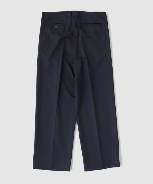 WISM(ウィズム)の「WISM ORIGINAL PRODUCT / ウィズムオリジナルプロダクト TWO TUCK HW TROUSERS(その他パンツ・メンズ・ブラック/ネイビー・MEDIUM/LARGE)」の8枚目の写真