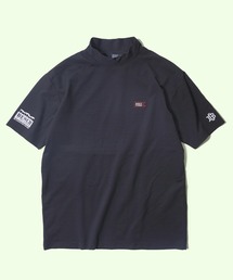 BENCH AT THE GREENE（ベンチアットザグリーン）の「BENCH AT THE GREENE GOLF / KNIT SEERSUCKER MOCK NECK SHIRT/モックネック セットアップ対応 通気性・吸汗速乾・UVカット COOLMAX（シャツ/ブラウス）」