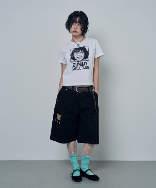 LOSERS CLUB(ルーザーズクラブ)の「GUMMY SMILE CLUB 半袖Tシャツ ホワイト(Tシャツ/カットソー・レディース・その他・0/1(M)/2(L))」の6枚目の写真