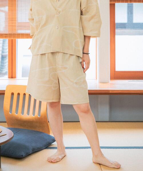 steteco.com(ステテコドットコム)の「SENTO-GRASHI 「ゆ」pants (short)(その他パンツ・メンズ・ブルー系その他/ベージュ系その他・L/XL)」の1枚目の写真