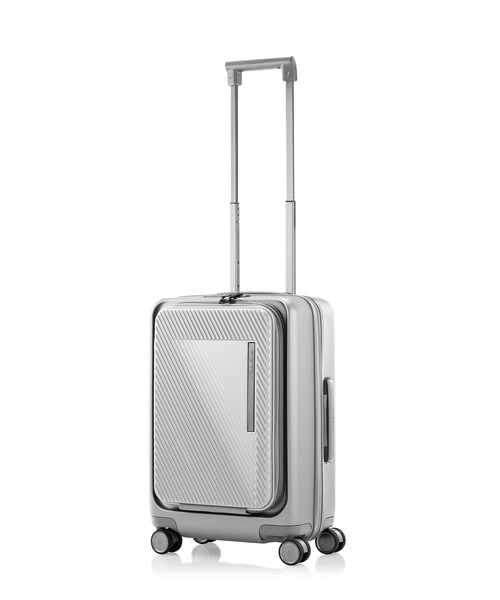Samsonite(サムソナイト)の「サムソナイト ZIPPRIX FT スピナー 55/20 エキスパンダー FT シルバー(スーツケース/キャリーバッグ・メンズ・シルバー・S)」の1枚目の写真