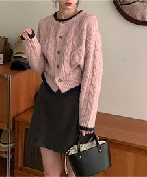リンガーニットカーディガン