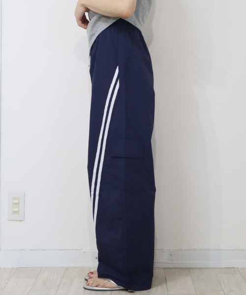 DISKEEN SURE(ディスキーンシュアー)の「トレンド感抜群【絶妙脚長見えラインデザイン】2WAY カーブパンツ バレルレッグパンツ シャカパン(その他パンツ・レディース・オフホワイト/ブラック/グレー/ネイビー・フリー)」の8枚目の写真