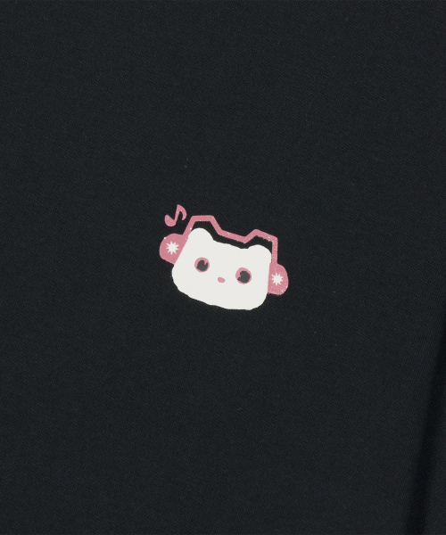 LMR（エルエムアール）の「リズムシャニョン Tシャツ ブラック（Tシャツ/カットソー・レディース・ブラック・SMALL/MEDIUM/LARGE）」の4枚目の写真