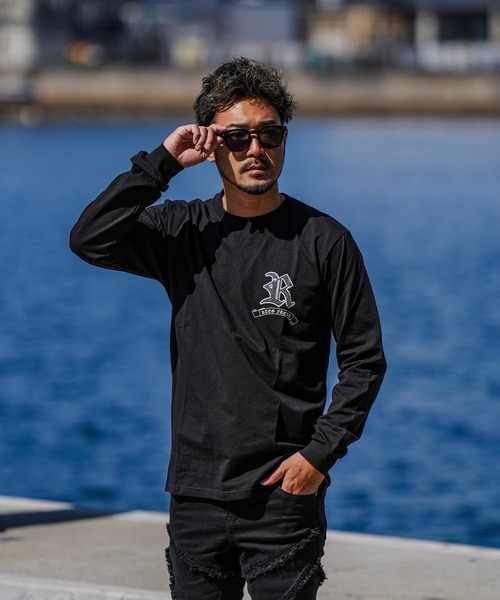 adamsJUGGLER（アダムスジャグラー）の「RTEG O/Eパトリオットロンティー（Tシャツ/カットソー・メンズ・ブラック/ホワイト・S/M/L/XL/XXL）」の10枚目の写真