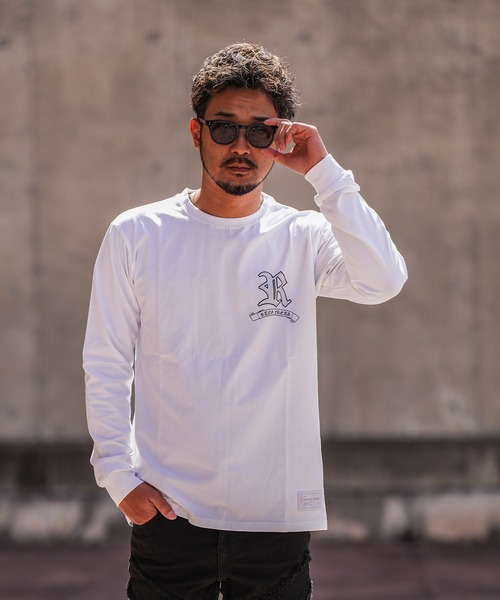 adamsJUGGLER（アダムスジャグラー）の「RTEG O/Eパトリオットロンティー（Tシャツ/カットソー・メンズ・ブラック/ホワイト・S/M/L/XL/XXL）」の17枚目の写真