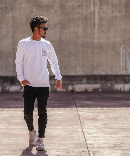 adamsJUGGLER（アダムスジャグラー）の「RTEG O/Eパトリオットロンティー（Tシャツ/カットソー・メンズ・ブラック/ホワイト・S/M/L/XL/XXL）」の5枚目の写真