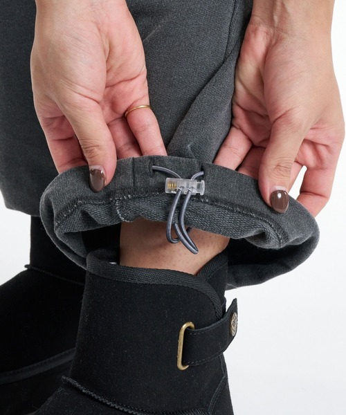 ROXY(ロキシー)の「ROXY STAY WILD PANTS レトロプリント裾2WAYスウェットパンツ 【2026年秋冬モデル】/ロキシーセットアップ対応可(スウェットパンツ・レディース・ベージュ/グレー/ネイビー/ブラック系その他・SMALL/LARGE/MEDIUM)」の7枚目の写真