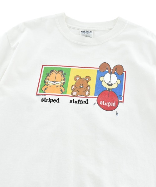 LABORATORY R(ラボラトリーアール)の「【USED】Y2K GILDAN ”GARFIELD” キャラクター Tシャツ(Tシャツ/カットソー・メンズ・ホワイト・LARGE)」の4枚目の写真