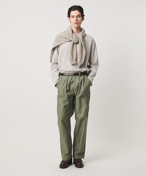 UNITED ARROWS(ユナイテッドアローズ)の「ポンチ ロングスリーブ Tシャツ デオドラント 抗菌防臭 接触冷感(Tシャツ/カットソー・メンズ・ネイビー/ライトグレー・L/S/XL/M)」の3枚目の写真