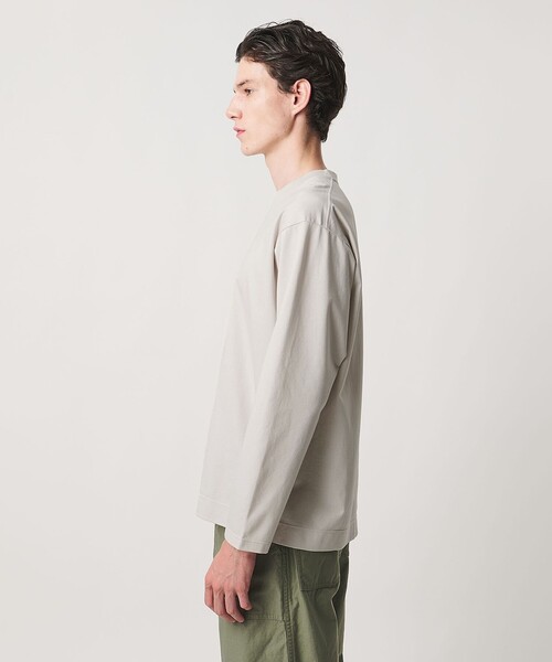 UNITED ARROWS(ユナイテッドアローズ)の「ポンチ ロングスリーブ Tシャツ デオドラント 抗菌防臭 接触冷感(Tシャツ/カットソー・メンズ・ネイビー/ライトグレー・L/S/XL/M)」の9枚目の写真
