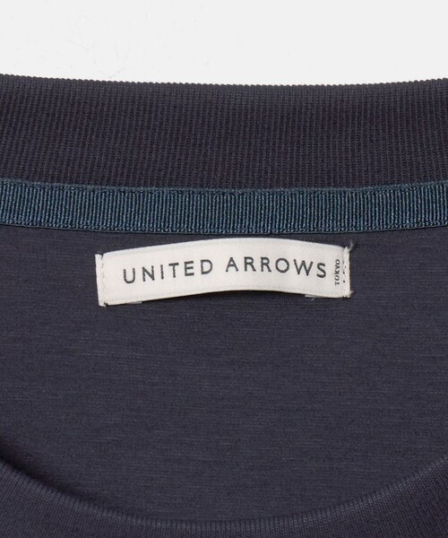 UNITED ARROWS(ユナイテッドアローズ)の「ポンチ ロングスリーブ Tシャツ デオドラント 抗菌防臭 接触冷感(Tシャツ/カットソー・メンズ・ネイビー/ライトグレー・L/S/XL/M)」の19枚目の写真