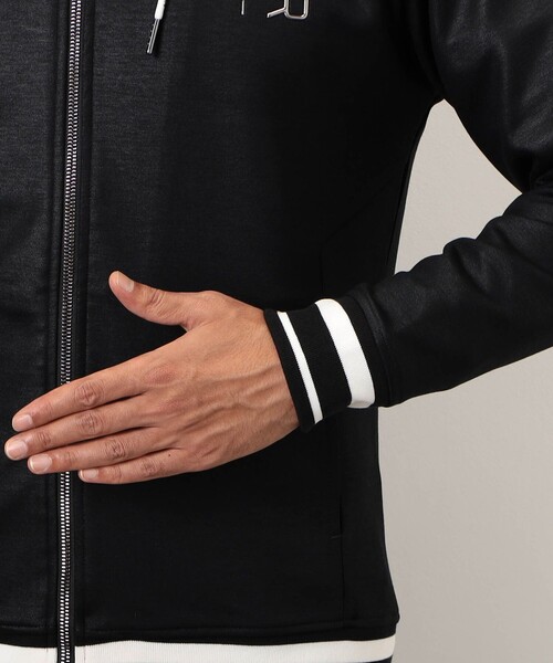 NICOLE CLUB FOR MEN(ニコルクラブフォーメン)の「【NICOLE SPORTS】ダンボールニットジップパーカー(パーカー・メンズ・ブラック・XL/L/M)」の8枚目の写真